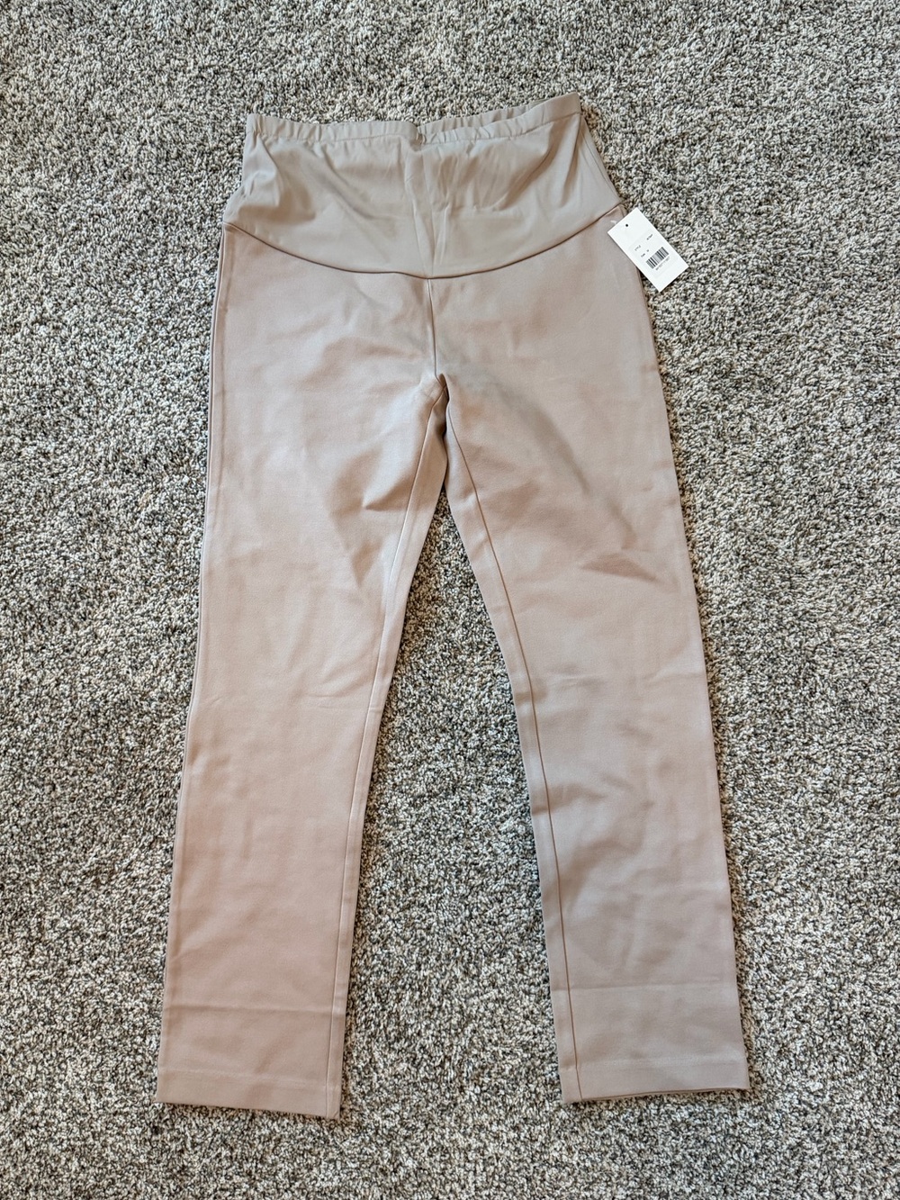 Angel Neutral Taupe Maternity Leggings